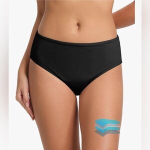 Beautikini Period Swimwear Leakproof Menstrual Swimsuit Mid Waist Medium